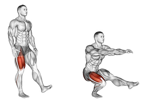 Pistol squat leg workouts