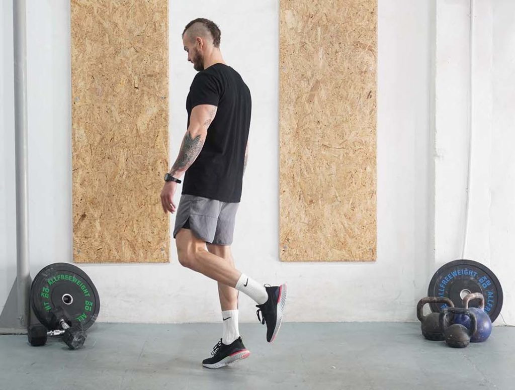 man single leg calf raise leg workouts